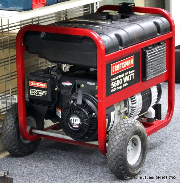 Craftsman 5600 Watts 10HP Briggs & Stratton Engine Generator for Sale