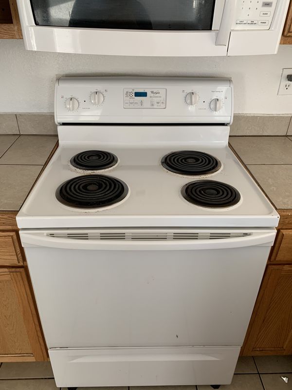 White Whirlpool electric stove / range for Sale in Phoenix, AZ OfferUp