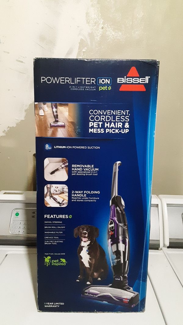 BISSELL POWERLIFTER ION PET 2 IN 1 LIGHTWEIGHT CORDLESS VACUUM, PET