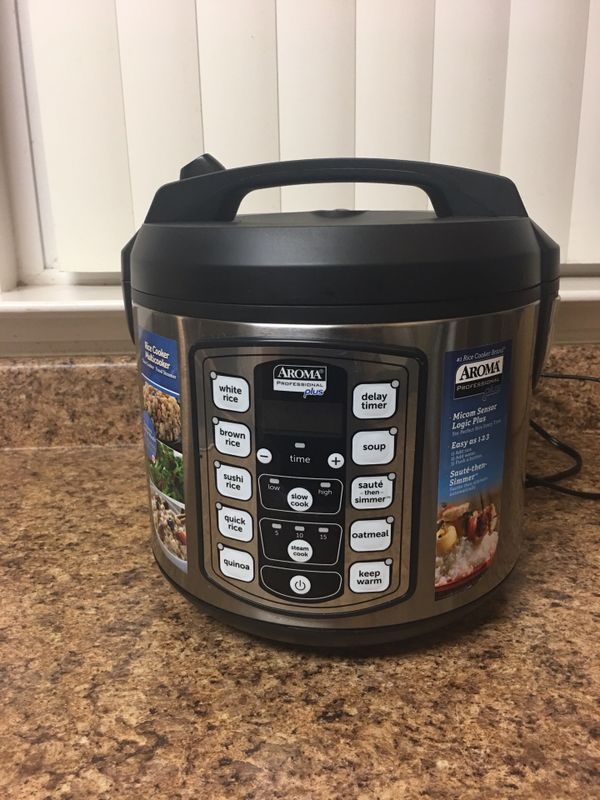 Aroma professional plus 10 cups rice cooker/ multicooker for Sale in