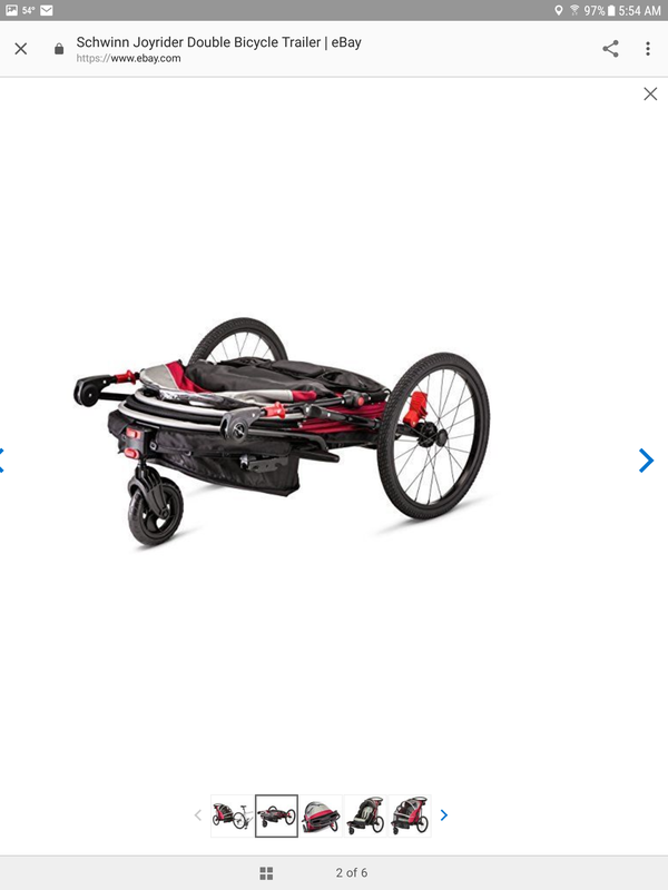 schwinn joyrider bicycle trailer