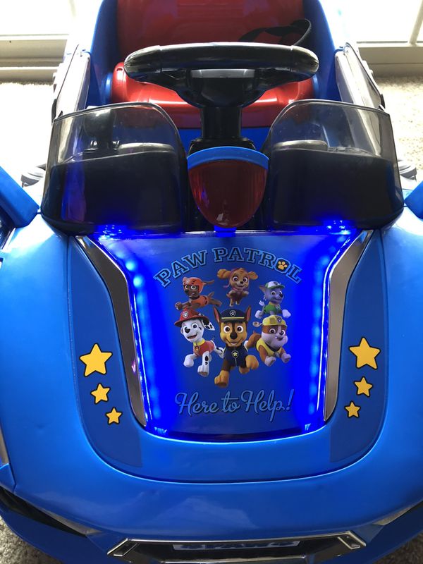 paw patrol electric ride on