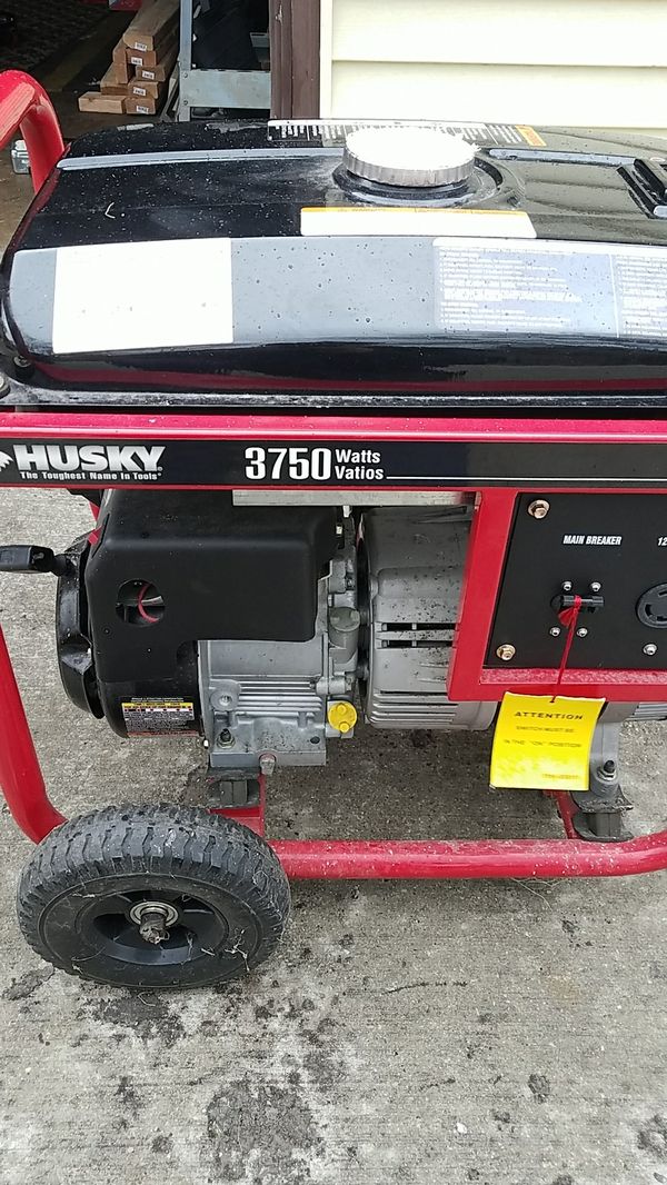 Husky generator 3750 watt / 4000 starting Watt for Sale in Des Plaines ...