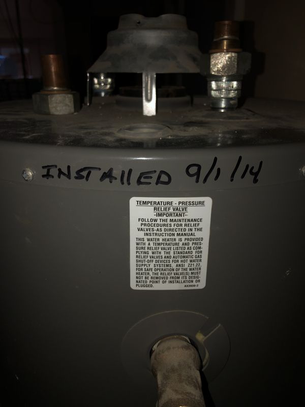 Richmond Water Heater Model 6g40 36f1