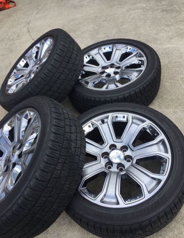 OEM 22" 2017 GMC YUKON DENALI WHEELS RIMS AND TIRE for Sale in San