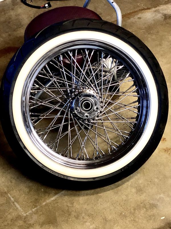 18 inch rear Harley wheel and white wall tire for Sale in Whittier, CA ...