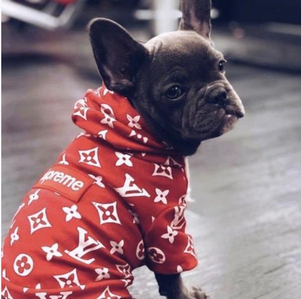 SUPREME LV DOG HOODIE BLACK, WHITE, and RED for Sale in Los Angeles, CA - OfferUp