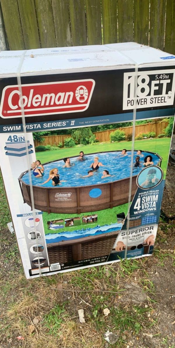 Coleman 18ft pool for Sale in Houston, TX - OfferUp