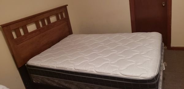Full size bed!!! Mattress, box spring, frame and headboard for only 250