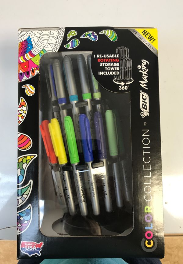 Markers, BIC marking color collection 30 permanent markers for Sale in