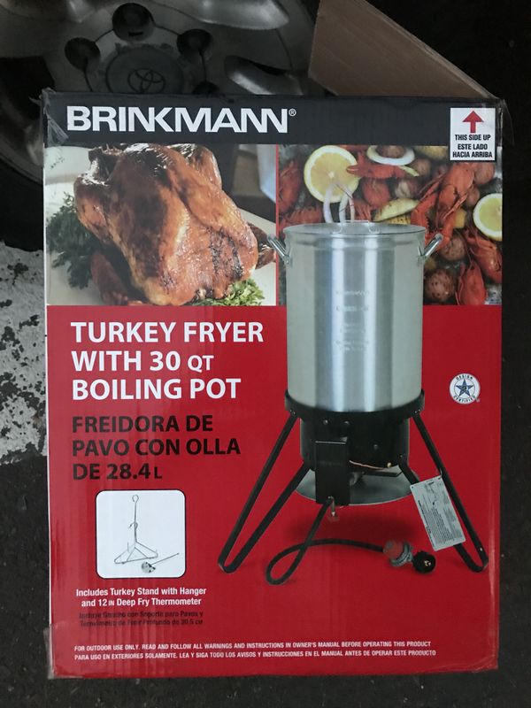 Brinkmann Turkey Fryer w/30QT Boiling Pot LIKE NEW CONDITION for Sale