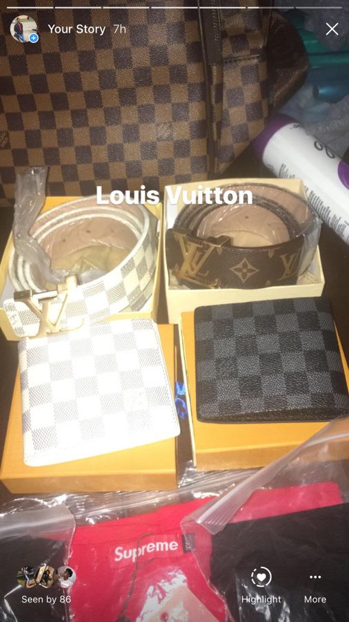 Louis Vuitton wallet and belts for Sale in Houston, TX - OfferUp