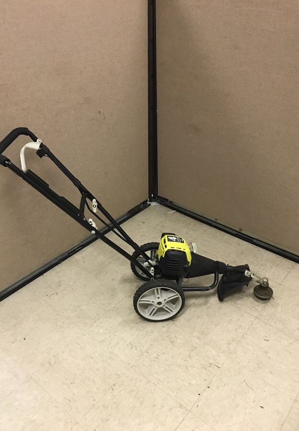 Ryobi T430 4 Cycle Wheeled trimmer like new for Sale
