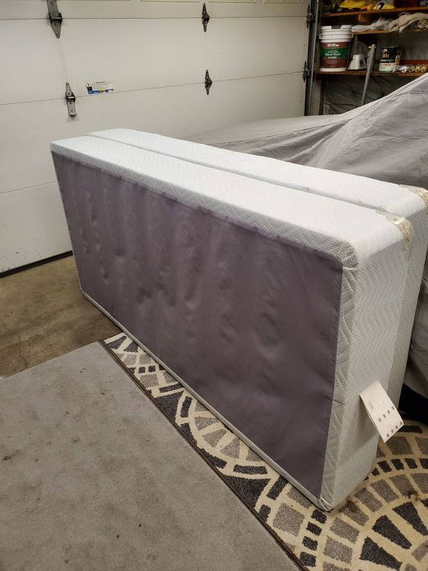 2 twin box springs or works for king bed. 25. for Sale in Spanaway, WA