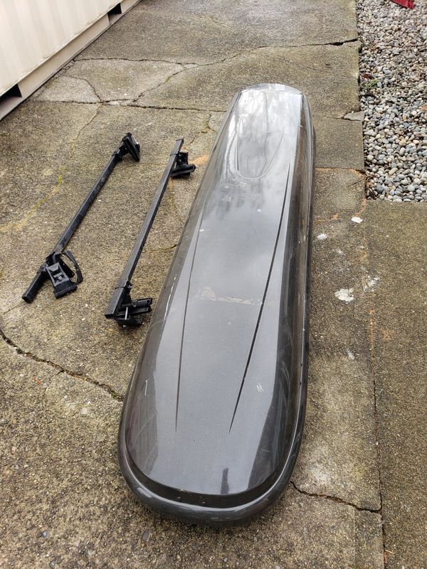 Thule Cascade XT 1500 Roof Box with adjustable sport rack for Sale in