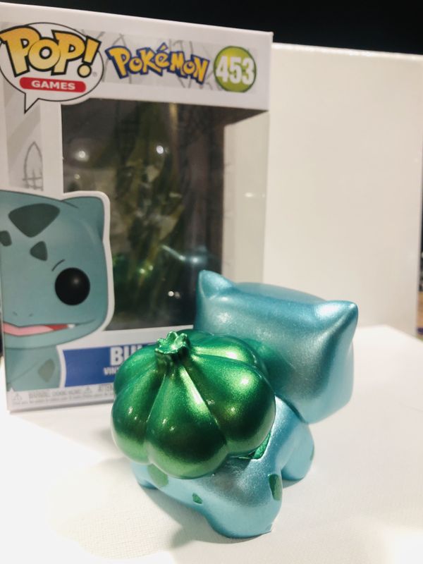 metallic bulbasaur funko pop 10 inch