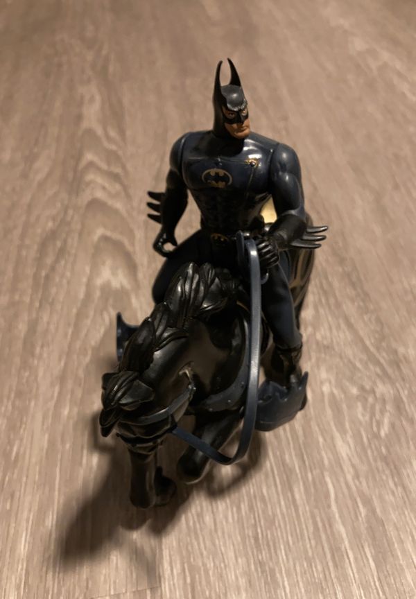 batman on a horse statue