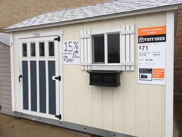 tuff shed tr-700 10' x 12' for sale in woodhaven, mi - offerup