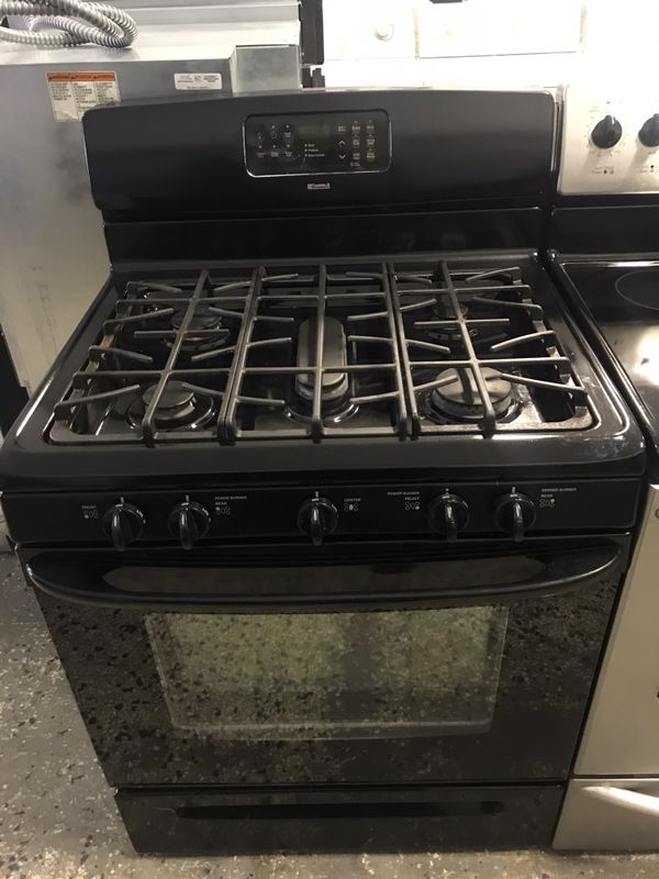 Kenmore brand refurbished 5 burner gas stove works great with warranty