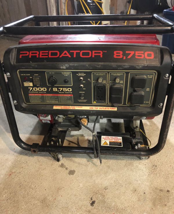 Predator 8750 generator for Sale in Sugar Land, TX OfferUp