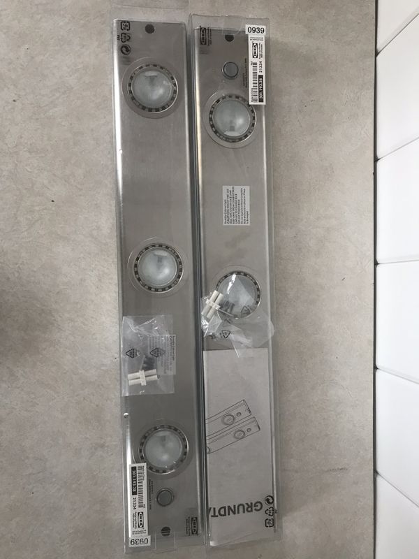New IKEA GRUNDTAL under Halogen lights stainless steel for Sale