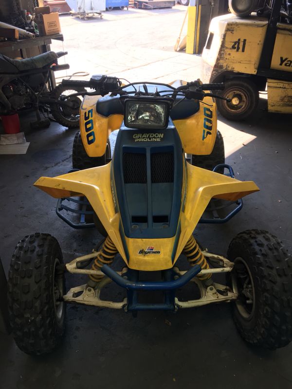 1990 Suzuki LT500 Quad Racer (Quadzilla) 2 Stroke ATV With DG Exhaust ...