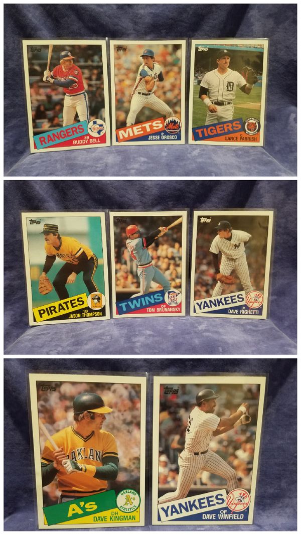 1985 Topps Super Baseball Cards, Lot Of 51 Cards for Sale in Diamond
