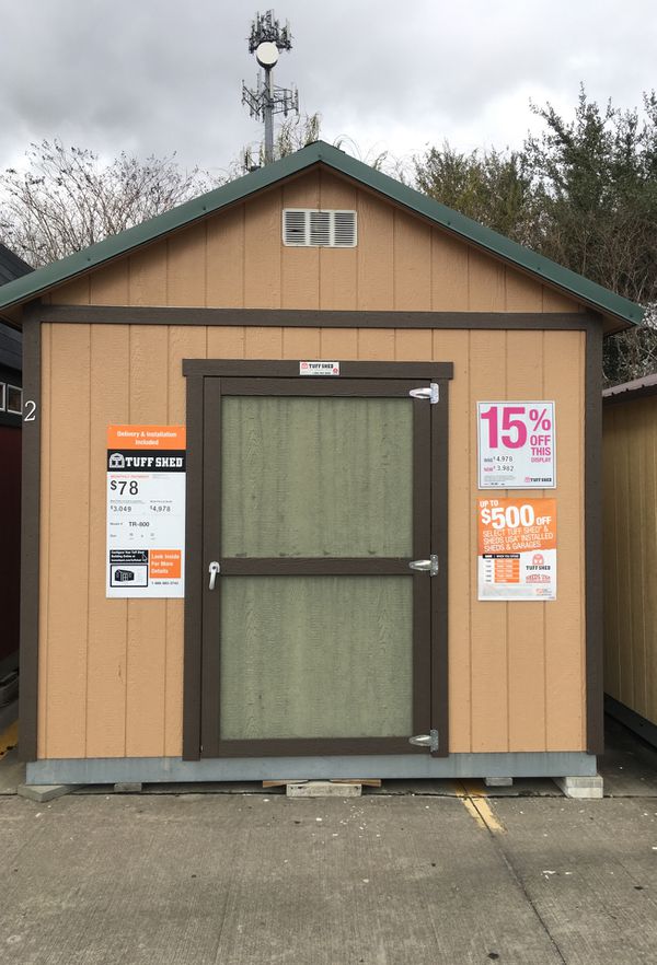 Tuff Shed at Baytown Home Depot for Sale in Kemah, TX - OfferUp