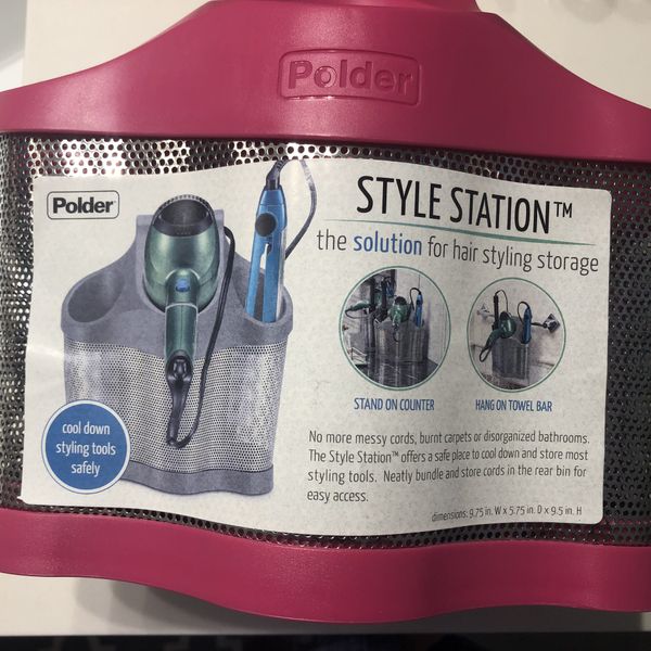 Polder Style Station For Hair Styling Tool Storage For Sale In