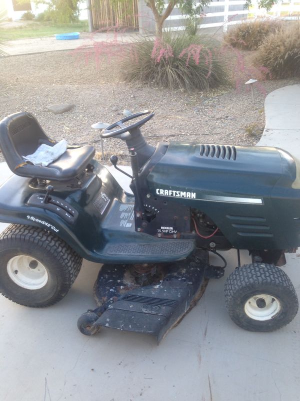 Craftsman 15.5 Hp Riding Mower 42 Inch at Craftsman Riding Mower