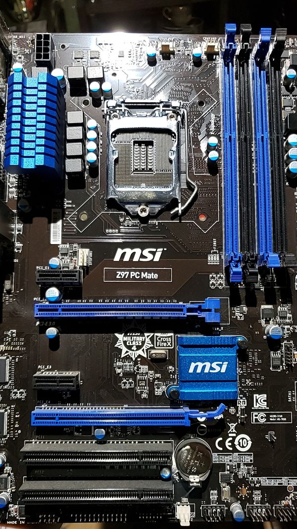 Материнская плата msi z97 pc mate совместимость