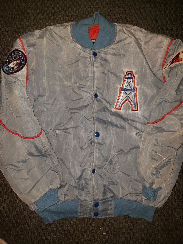 ADULT Houston Oilers Button Up Jacket for Sale in Houston, TX OfferUp