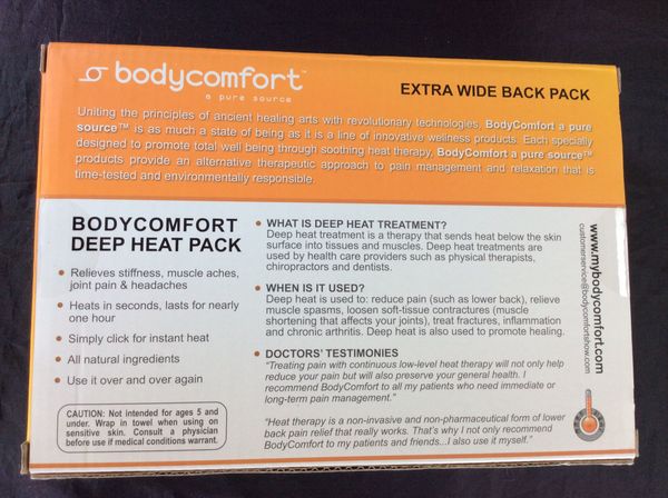 3 Pack Bodycomfort Instant Heat Packs For Sale In Seattle Wa