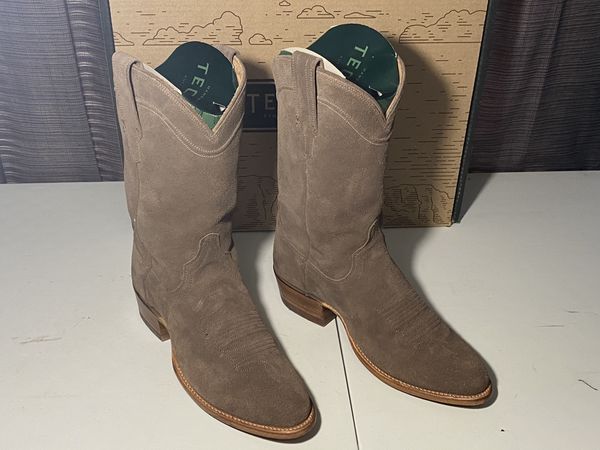 tecovas waterproof suede