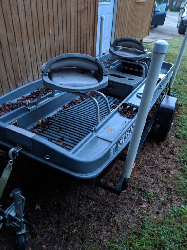 Pond Prowler Boat with Customized Trailer for Sale in Gray, GA OfferUp