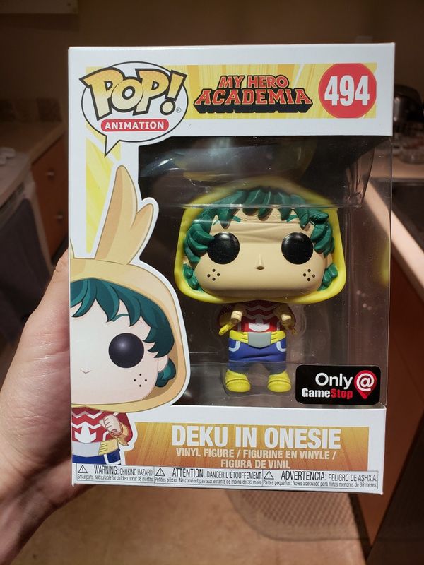 deku in onesie pop gamestop