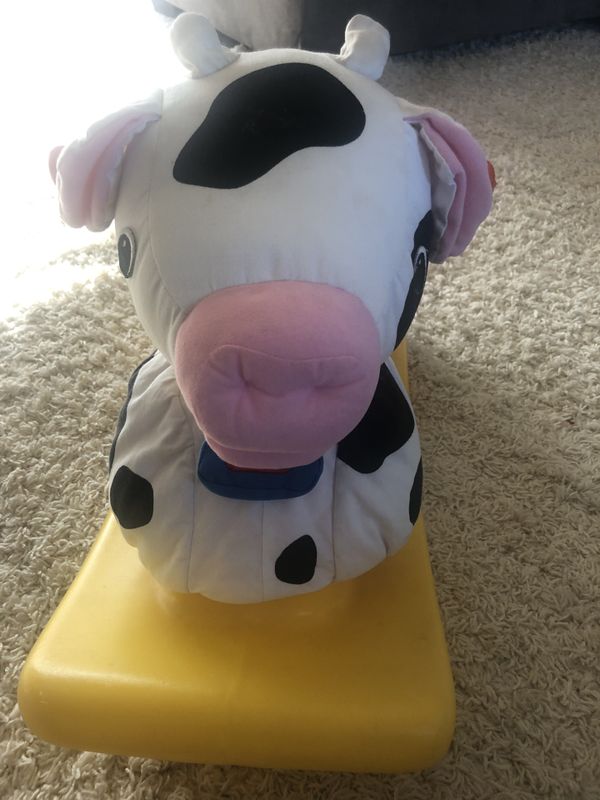 plush rocking cow