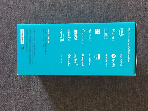 Amazon Echo 2nd Generation with Alexa Bluetooth Speaker
