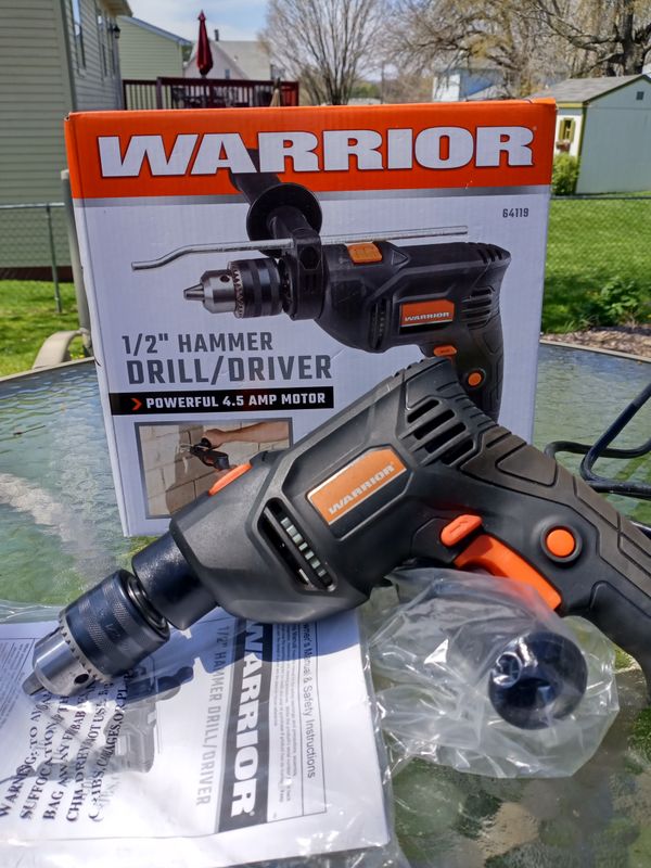 Warrior 1/2" Hammer Drill / Driver for Sale in Waterbury, CT OfferUp