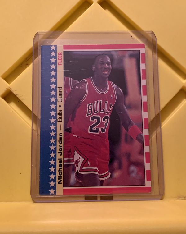 1987 FLEER MICHAEL JORDAN STICKER BASKETBALL CARD for Sale in Eugene ...