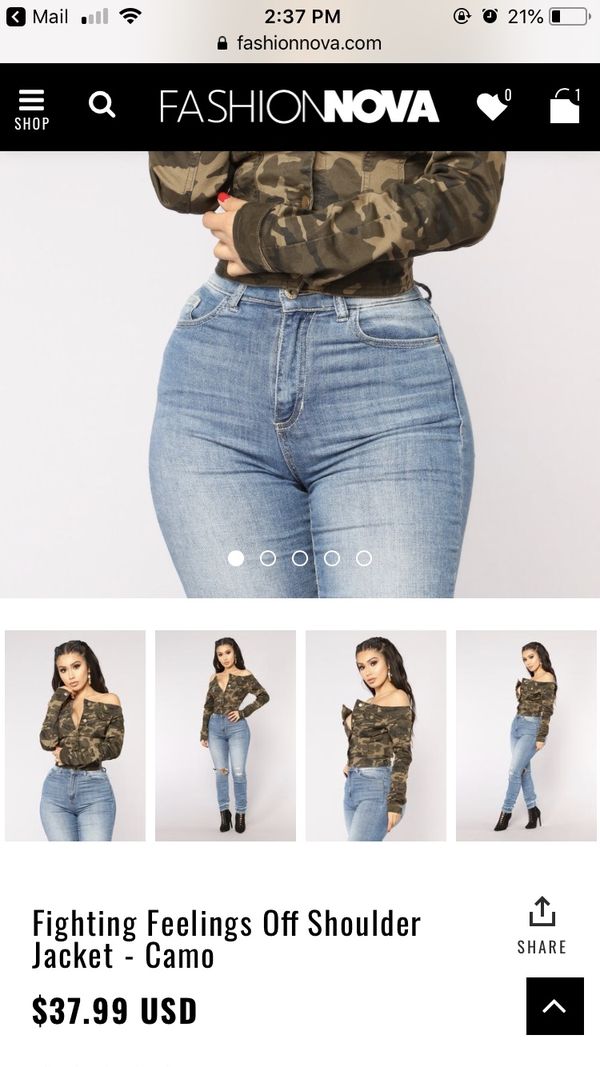 camo jacket fashion nova