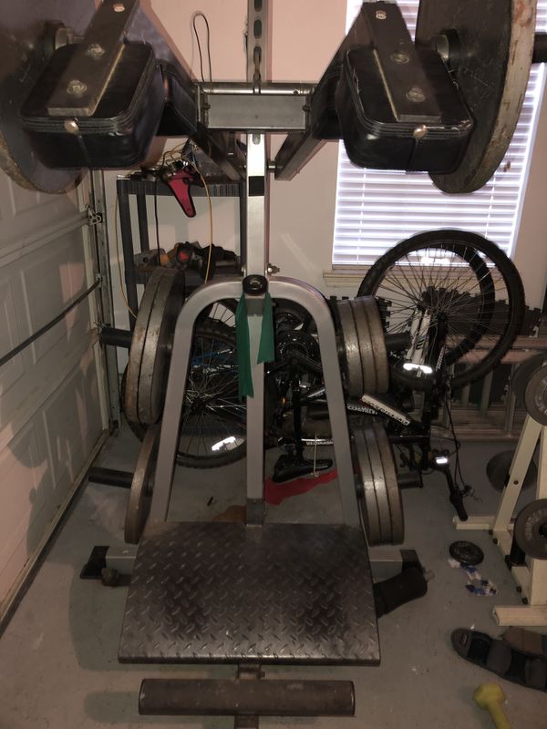 Tuff Stuff Hack Squat And Calf Raises Machine W O Weights For Sale In 