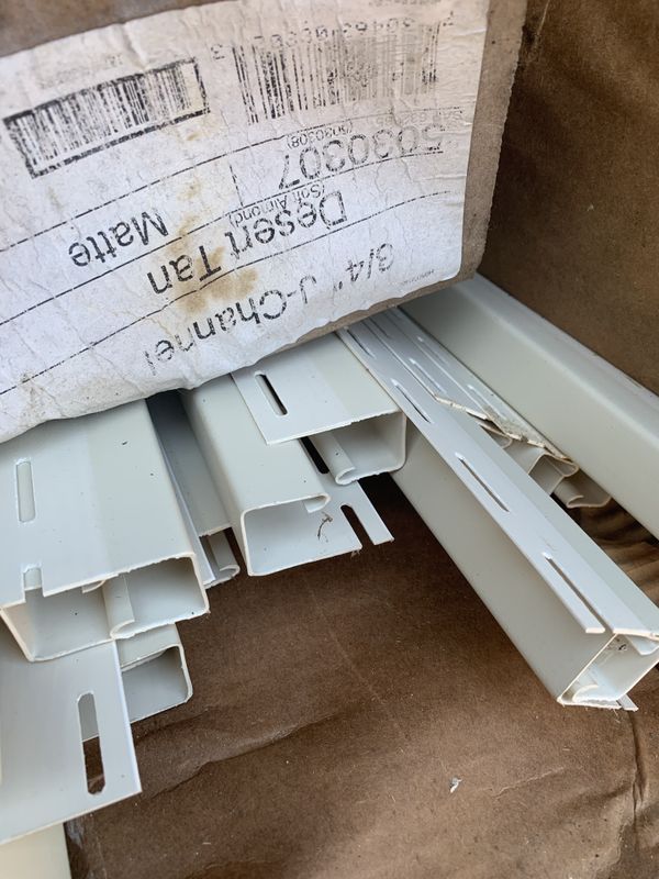 Vinyl siding, J channel for Sale in Raleigh, NC OfferUp