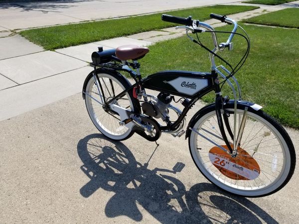 Brand New 26 inch Columbia 1937 80cc motorized bicycle for