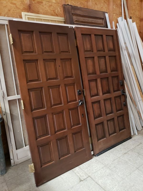 35 Year Old Solid Wood Exterior Door Slabs for Sale in