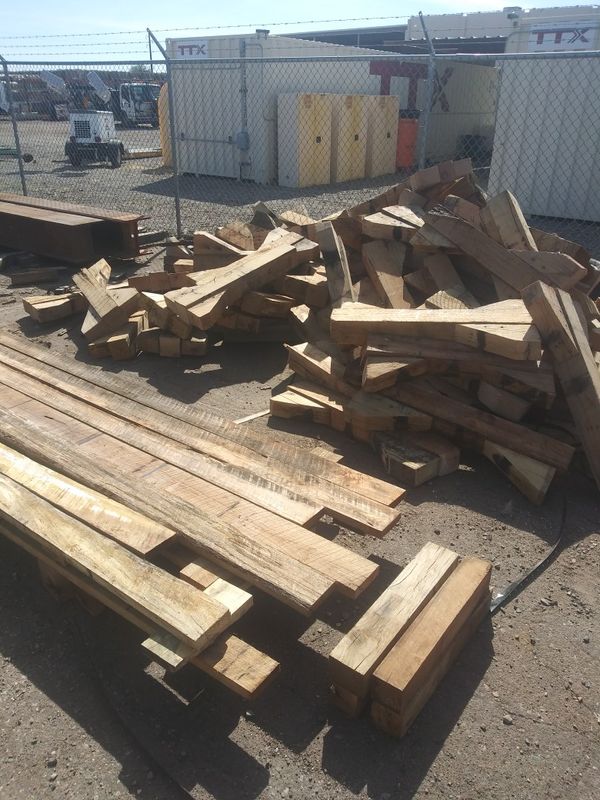 Oak dunnage 6"x6"x 3'or4' for Sale in Glendale, AZ OfferUp