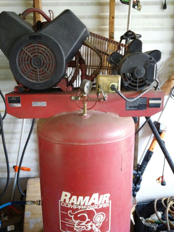 !! 80 GALLON INDUSTRIAL USA RAMAIR AIR COMPRESSOR !! for Sale in