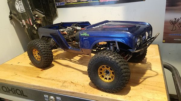 12.8 rc crawler body