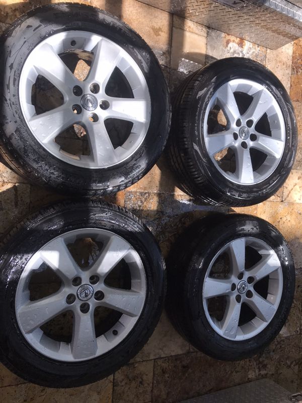 Set Lexus 5 lug 5x114 lug pattern Tires and Rims 235/55/R18 for Sale in