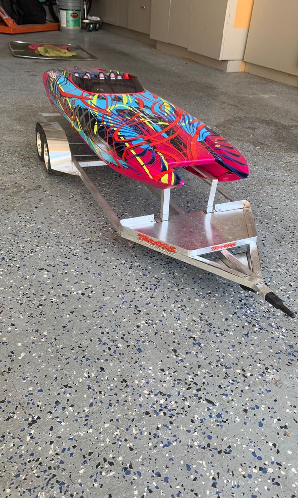 rc boat truck and trailer